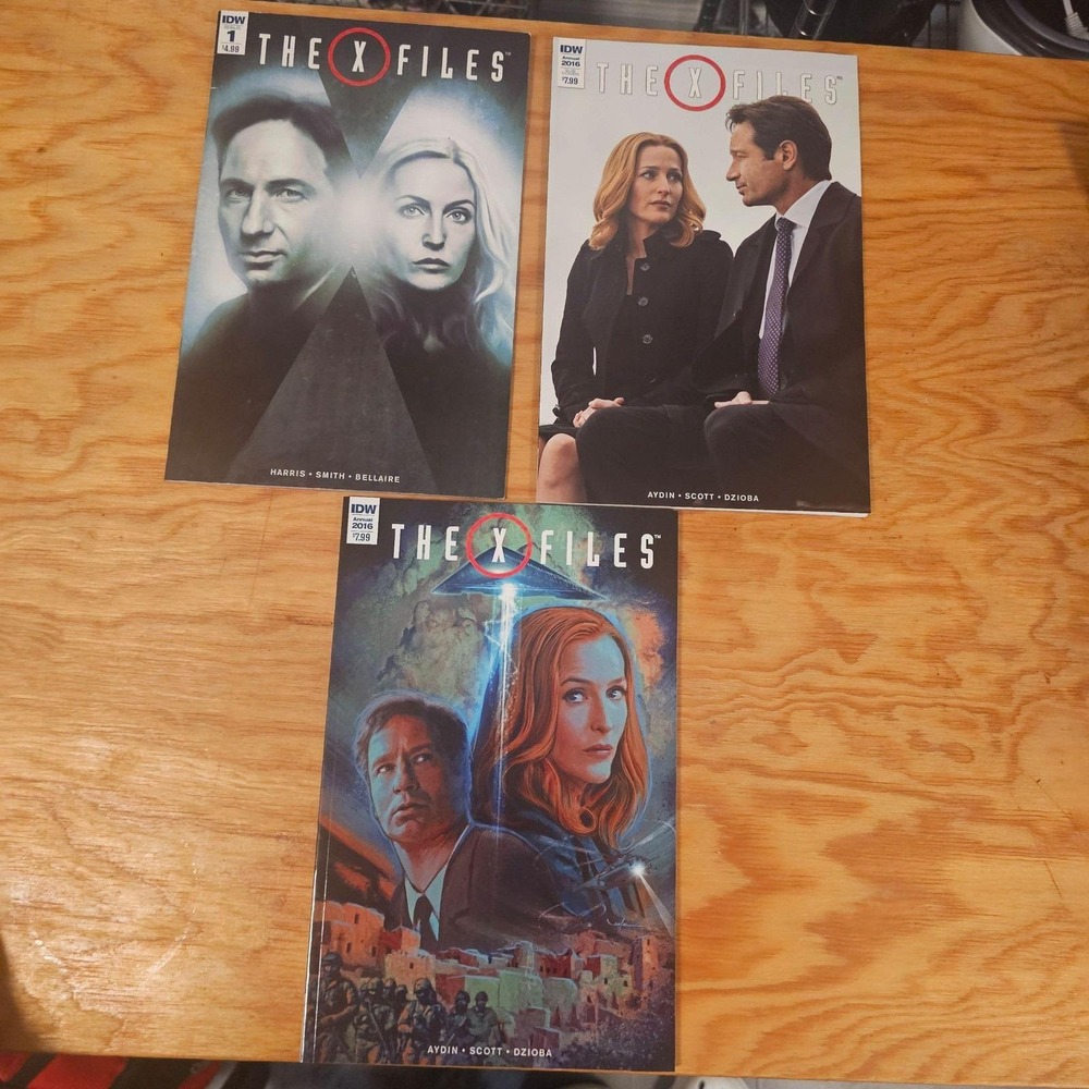 X-Files IDW Comic Lot 4 Books 2016 #1 Annual Photo Cover Archangel Gibson Set